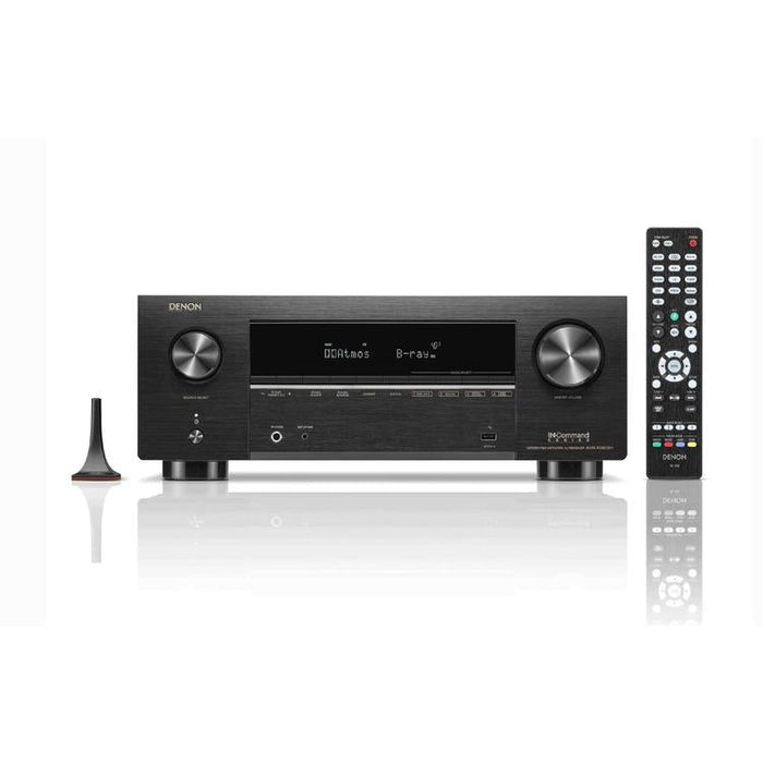 Denon AVRX3800H & HOME250 | 9-channel AV receiver and wireless speaker - Home theater - Auro 3D - 8K - HEOS - Black-SONXPLUS St-Jean
