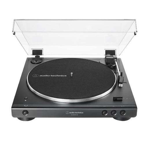 Audio-Technica AT-LP60XBT-USB-BK | Stereo Turntable - Fully Automatic - Belt Drive - USB - Bluetooth - Black-SONXPLUS St-Jean