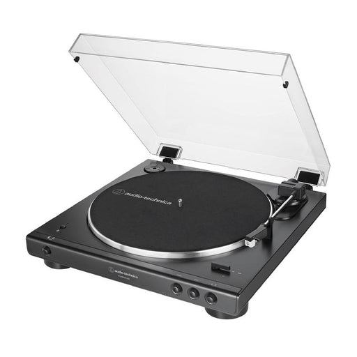 Audio-Technica AT-LP60XBT-USB-BK | Stereo Turntable - Fully Automatic - Belt Drive - USB - Bluetooth - Black-SONXPLUS St-Jean