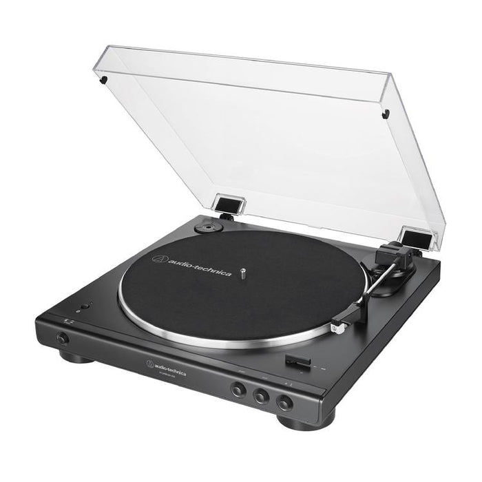 Audio-Technica AT-LP60XBT-USB-BK | Stereo Turntable - Fully Automatic - Belt Drive - USB - Bluetooth - Black-SONXPLUS St-Jean