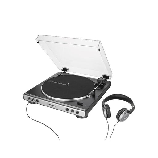 Audio-Technica AT-LP60XHP-GM | Turntable - Stereo - With Headphones - Metal Gun-SONXPLUS St-Jean