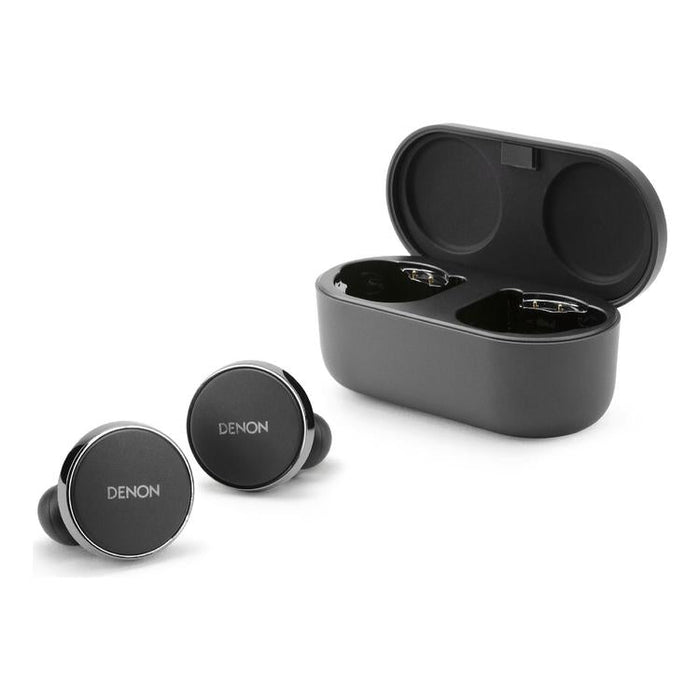 Denon PERL PRO | In-Ear Headphones - Wireless - Bluetooth - Masimo Adaptive Acoustic Technology - Black-SONXPLUS St-Jean