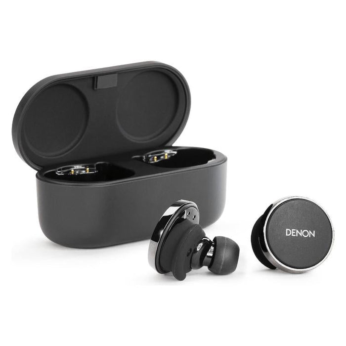 Denon PERL PRO | In-Ear Headphones - Wireless - Bluetooth - Masimo Adaptive Acoustic Technology - Black-SONXPLUS St-Jean