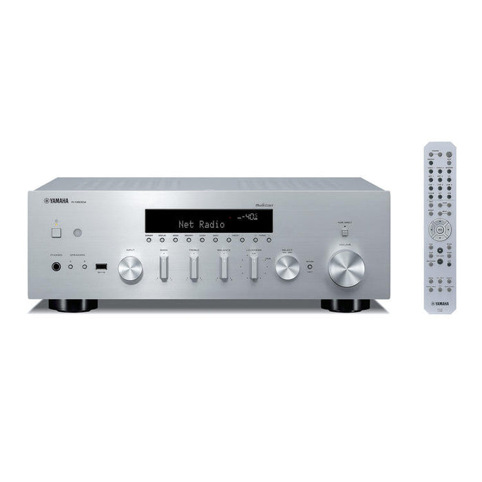 Yamaha R-N600A | Network/Stereo Receiver - MusicCast - Bluetooth - Wi-Fi - AirPlay 2 - Silver-SONXPLUS St-Jean