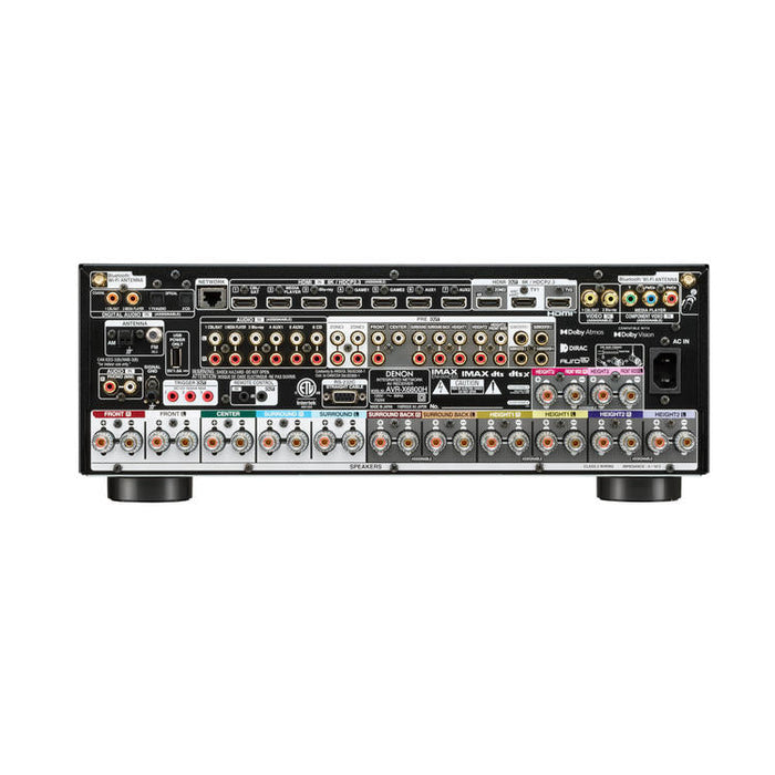 Denon AVRX6800H | 11.4 channel AV receiver - Home theater - 3D - 8K - HEOS - Black-SONXPLUS St-Jean