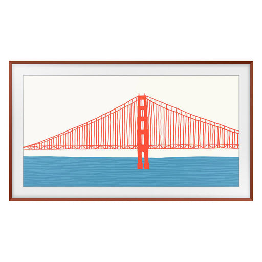 Samsung VG-SCFA55TRCZA | Surround for 55" The Frame TV - Brick Red-SONXPLUS St-Jean