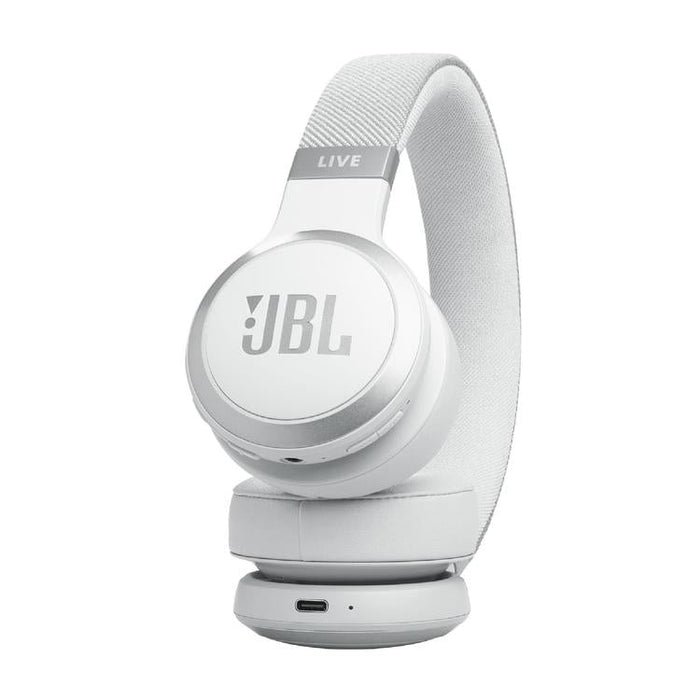 JBL Live 670NC | Around-Ear Headphones - Wireless - Bluetooth - White-SONXPLUS St-Jean