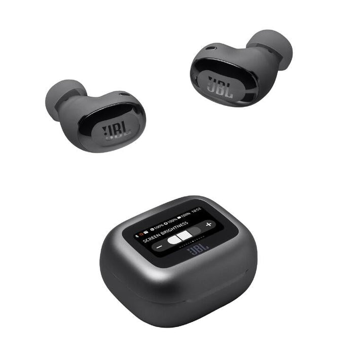 JBL Live Buds 3 | In-Ear Headphones - 1.45" LED Touch Screen - Bluetooth - Black-SONXPLUS St-Jean