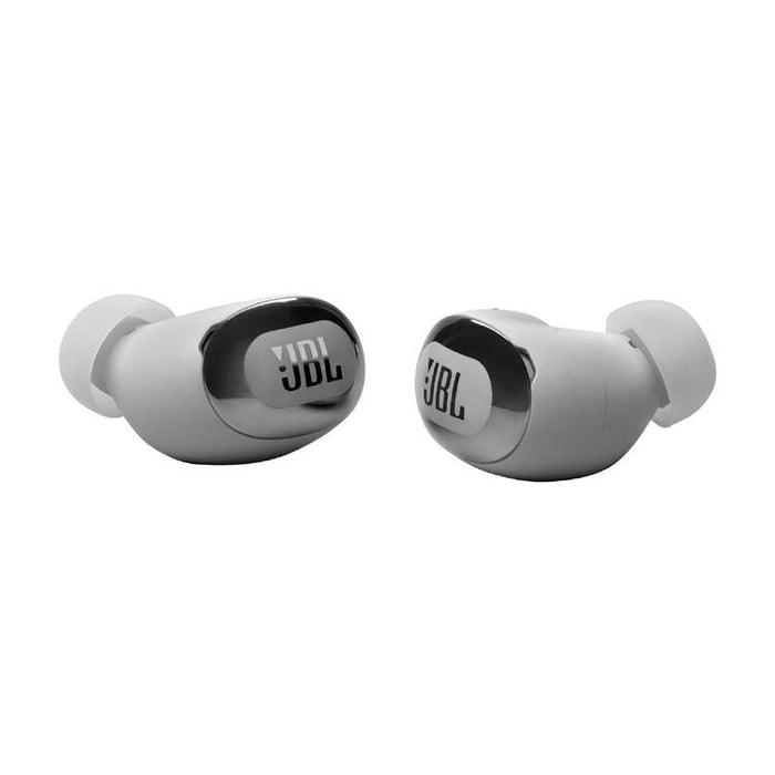 JBL Live Buds 3 | In-Ear Headphones - 1.45" LED Touch Screen - Bluetooth - Silver-SONXPLUS St-Jean