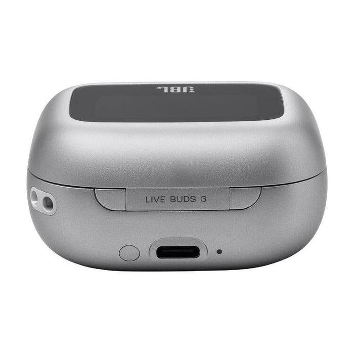JBL Live Buds 3 | In-Ear Headphones - 1.45" LED Touch Screen - Bluetooth - Silver-SONXPLUS St-Jean