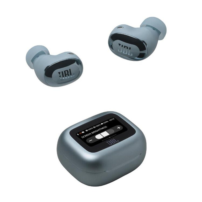 JBL Live Buds 3 | In-Ear Headphones - 1.45" LED Touch Screen - Bluetooth - Blue-SONXPLUS St-Jean