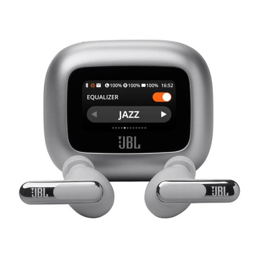 JBL Live Beam 3 | In-ear headphones - 1.45" LED touch screen - Silver-SONXPLUS St-Jean