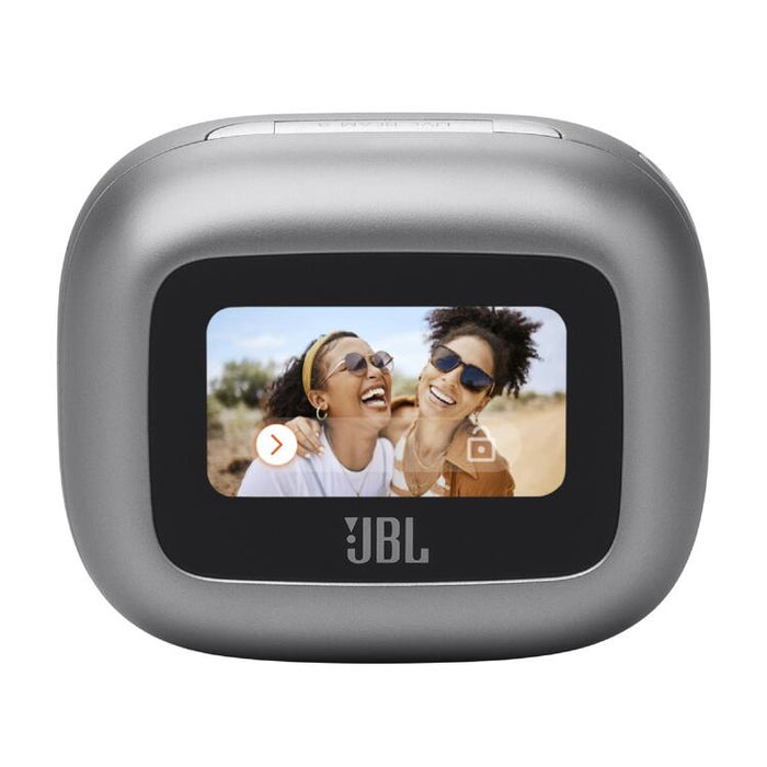 JBL Live Beam 3 | In-ear headphones - 1.45" LED touch screen - Silver-SONXPLUS St-Jean