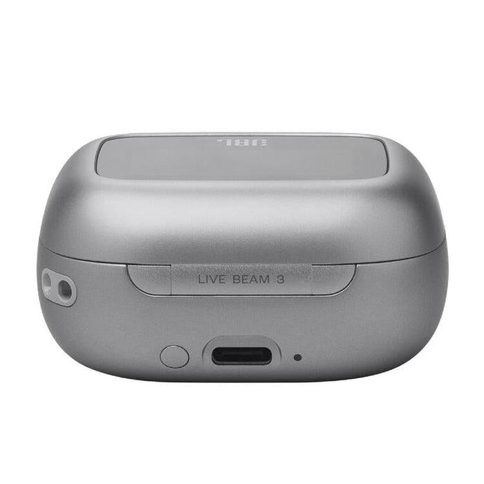 JBL Live Beam 3 | In-ear headphones - 1.45" LED touch screen - Silver-SONXPLUS St-Jean