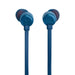 JBL Tune 310C | In-Ear Headphones - Wired - USB-C - 3 Button Remote - Blue-SONXPLUS St-Jean