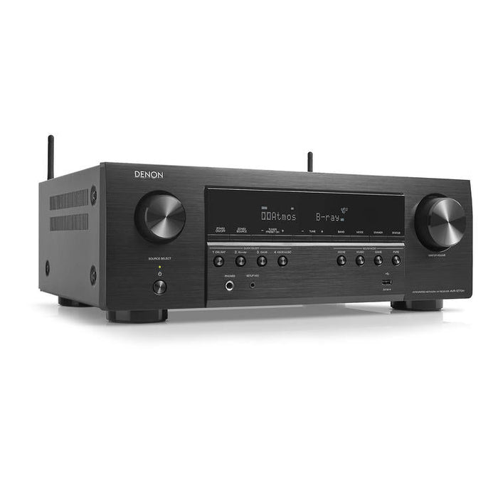 Denon AVR-S770H | AV Receiver - 7.2 channels - Home theater - 8K - Integrated HEOS - 75W - Black-SONXPLUS St-Jean