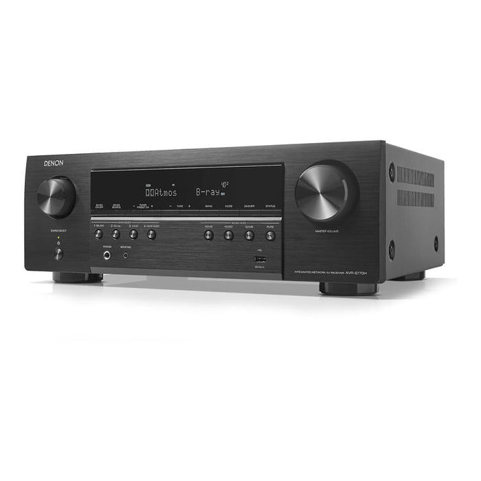 Denon AVR-S770H | AV Receiver - 7.2 channels - Home theater - 8K - Integrated HEOS - 75W - Black-SONXPLUS St-Jean