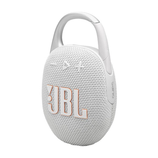 JBL Clip 5 | Portable Carabiner Speaker - Bluetooth - IP67 - White-SONXPLUS St-Jean
