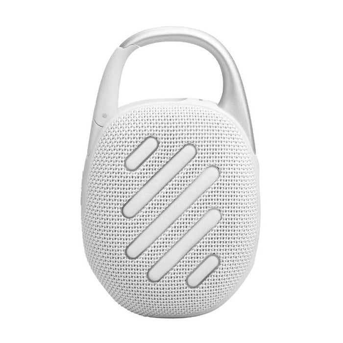 JBL Clip 5 | Portable Carabiner Speaker - Bluetooth - IP67 - White-SONXPLUS St-Jean