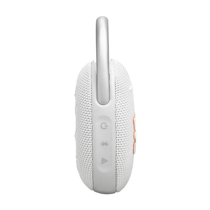 JBL Clip 5 | Portable Carabiner Speaker - Bluetooth - IP67 - White-SONXPLUS St-Jean