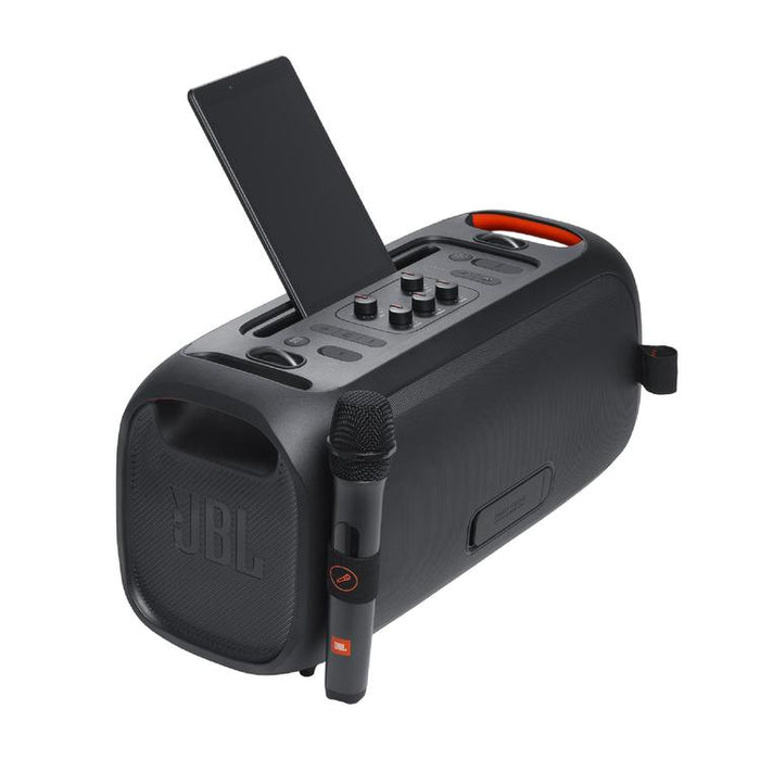 JBL PartyBox On-The-Go Essential | Portable Speaker - Bluetooth - Wireless - Black-SONXPLUS St-Jean
