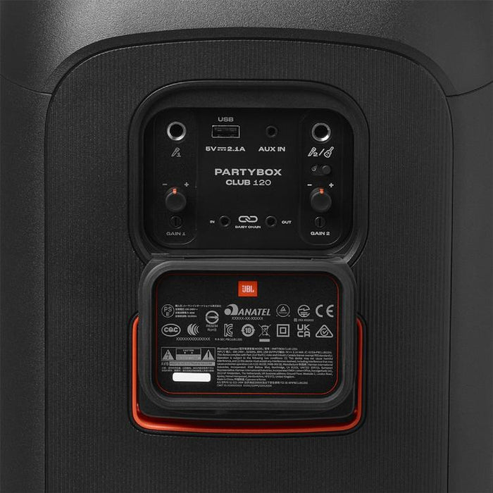 JBL PartyBox Club 120 | Portable speaker - Wireless - Bluetooth - Light effects - 160 W - Black-SONXPLUS St-Jean