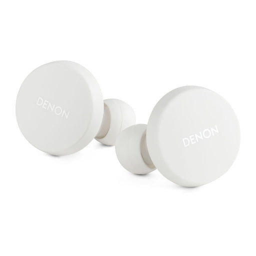 Denon PERL | In-Ear Headphones - Wireless - Bluetooth - Masimo Adaptive Acoustic Technology - White-SONXPLUS St-Jean
