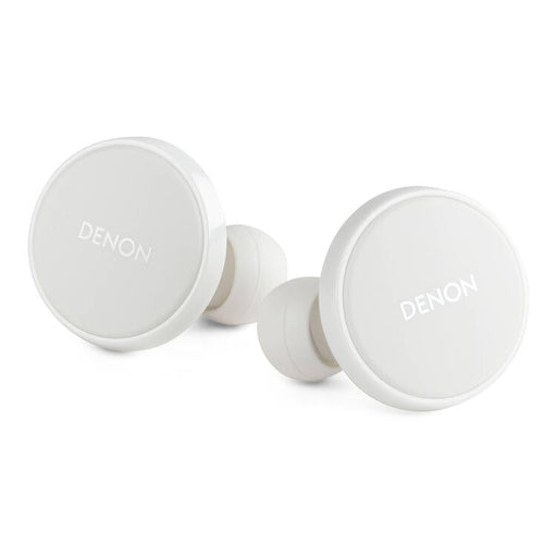 Denon PERL PRO | In-Ear Headphones - Wireless - Bluetooth - Masimo Adaptive Acoustic Technology - White-SONXPLUS St-Jean