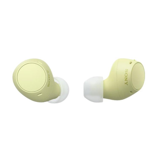 Sony WF-C510 | In-ear headphones - 100% Wireless - Bluetooth - Microphone - Up to 22 hours battery life - IPX4 - Yellow-SONXPLUS St-Jean