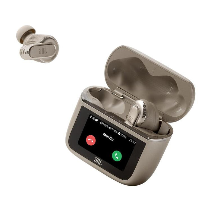 JBL TOUR PRO 3 | In-Ear Headphones - Bluetooth - 6 microphones - Smart Case - Latté-SONXPLUS St-Jean