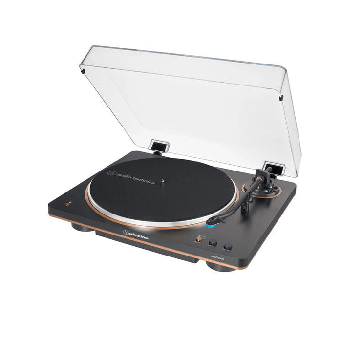 Audio-Technica AT-LP70XBTBZ | Turntable Stereo - Wireless - Bluetooth - Belt Drive - Fully Automatic - Black/Bronze-SONXPLUS St-Jean
