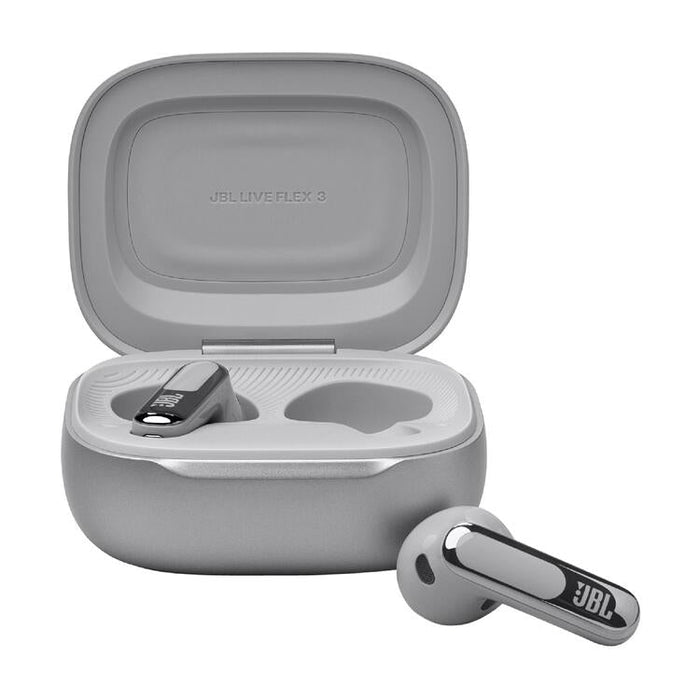 JBL Live Flex 3 | In-ear headphones - Wireless - Noise reduction - 1.45" touch screen - Silver | SONXPLUS St-Jean