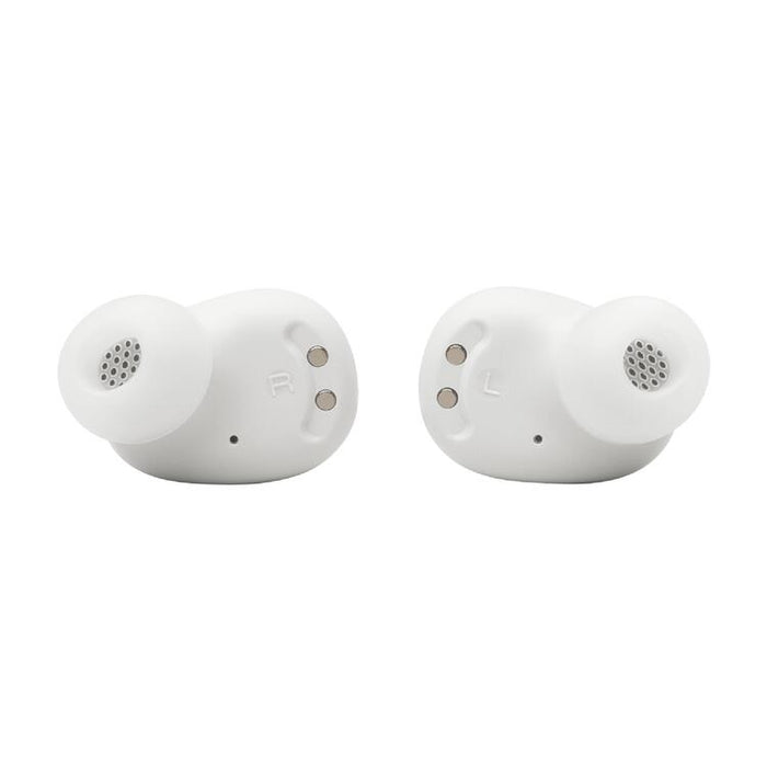 JBL Vibe Buds 2 | In-Ear Headphones - Wireless - Bluetooth - Smart Ambient Technology - White | SONXPLUS St-Jean