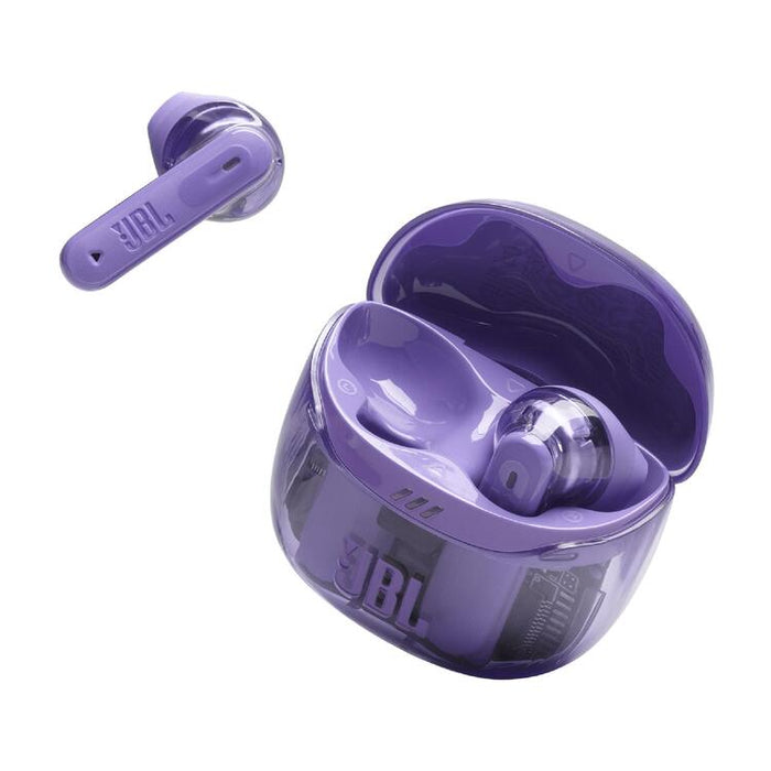 JBL Tune Flex 2 | In-Ear Headphones - 100% Wireless - Bluetooth - Noise Reduction - 6 Microphones - IP54 - Ghost Purple | SONXPLUS St-Jean