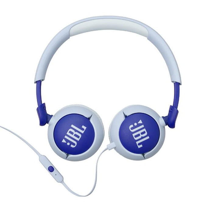 JBL JR320 | Wired circum-aural headphones for kids - JBL Safe Sound - Microphone - Blue | SONXPLUS St-Jean