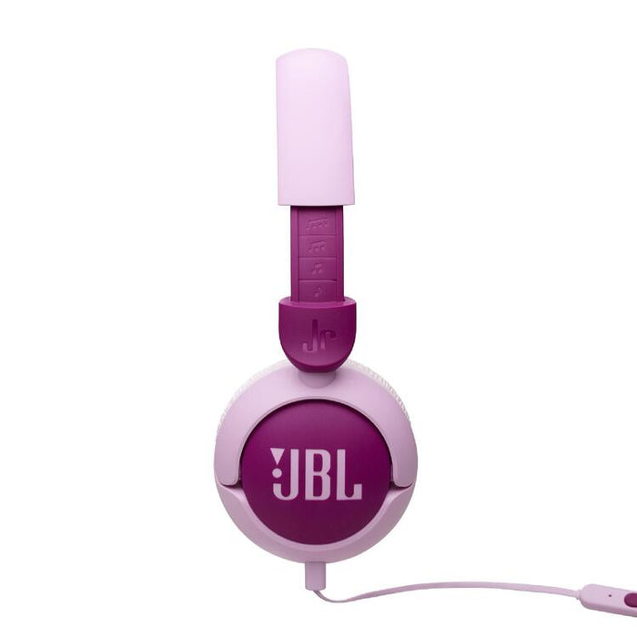 JBL JR320 | Wired circum-aural headphones for kids - JBL Safe Sound - Microphone - Mauve | SONXPLUS St-Jean