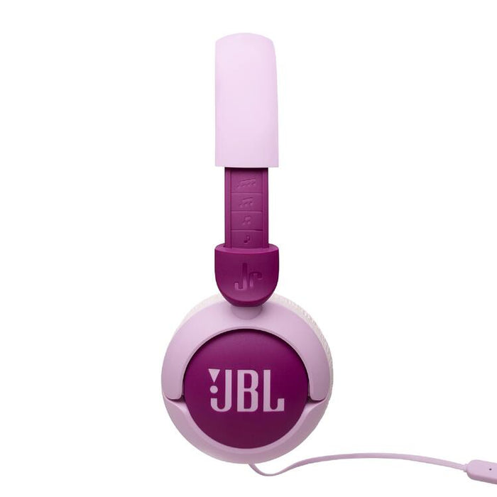 JBL JR320 | Wired circum-aural headphones for kids - JBL Safe Sound - Microphone - Mauve | SONXPLUS St-Jean