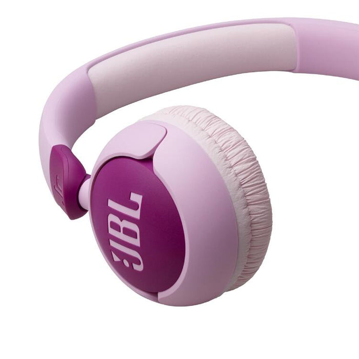 JBL JR320 | Wired circum-aural headphones for kids - JBL Safe Sound - Microphone - Mauve | SONXPLUS St-Jean
