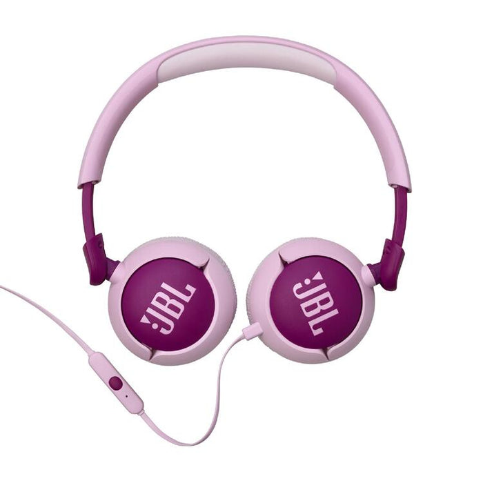 JBL JR320 | Wired circum-aural headphones for kids - JBL Safe Sound - Microphone - Mauve | SONXPLUS St-Jean