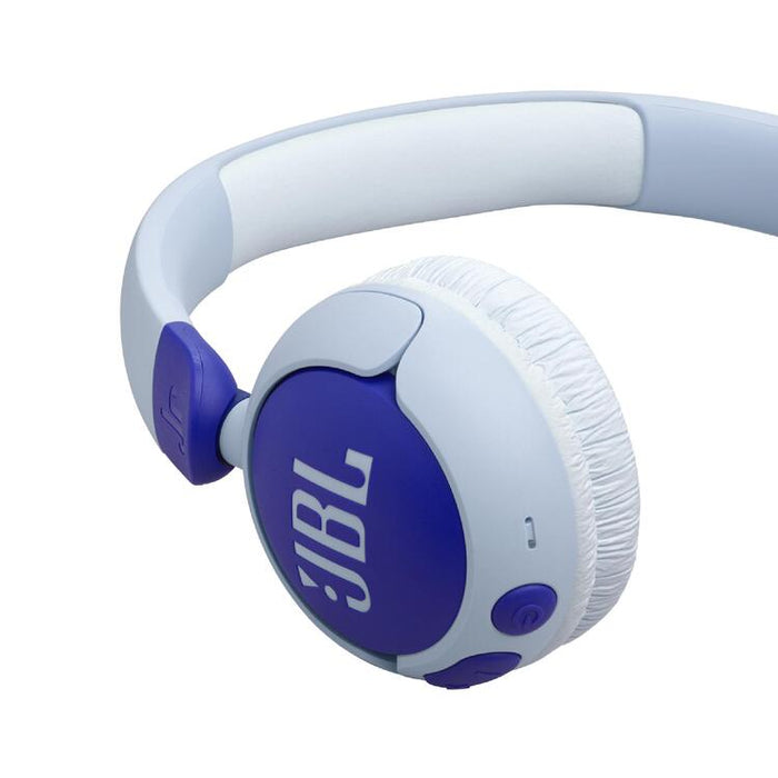 JBL JR 320BT | Wireless circumaural headphones for kids - Bluetooth - JBL Safe Sound - Microphone - Blue | SONXPLUS St-Jean