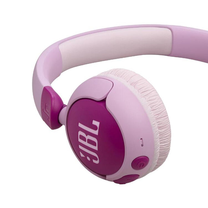 JBL JR 320BT | Wireless circumaural headphones for kids - Bluetooth - JBL Safe Sound - Microphone - Mauve | SONXPLUS St-Jean