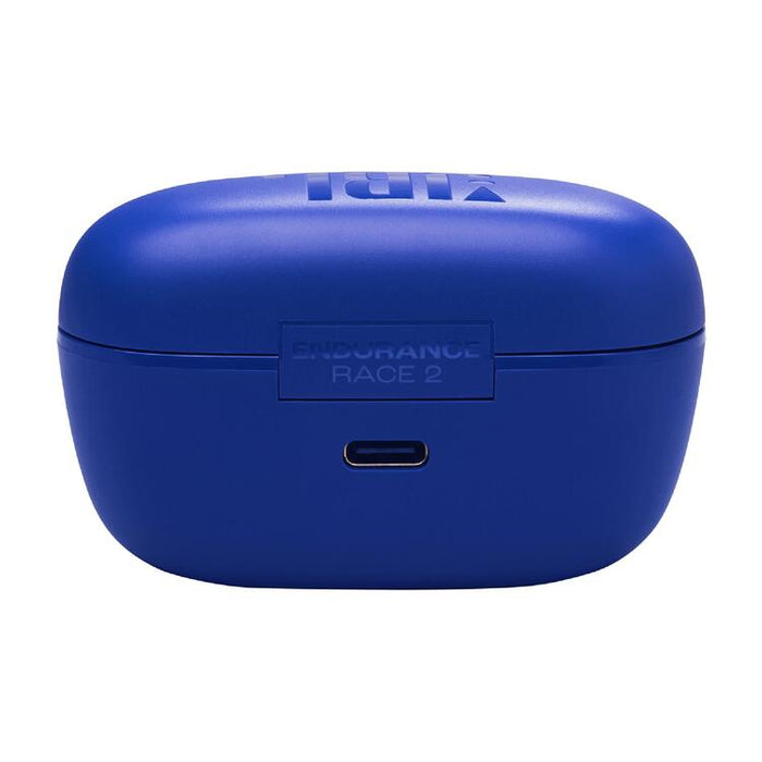 JBL Endurance RACE 2 | In-Ear Headphones - 100% Wireless - Sport - Waterproof - Up to 48 hours battery life - Blue-SONXPLUS St-Jean