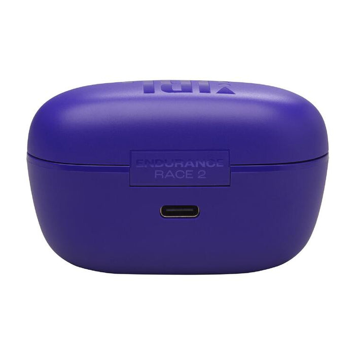 JBL Endurance RACE 2 | In-Ear Headphones - 100% Wireless - Sport - Waterproof - Up to 48 hours battery life - Purple-SONXPLUS St-Jean