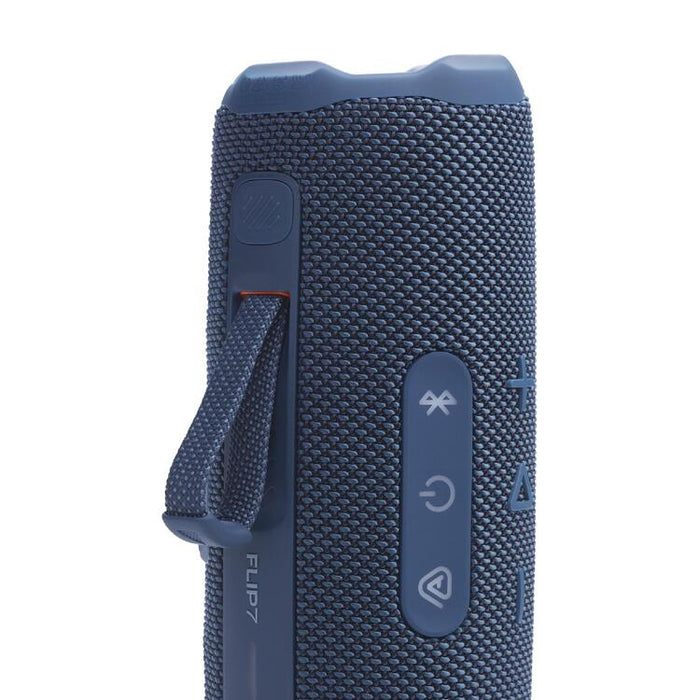 JBL Flip 7 | Portable Speaker - Bluetooth - Waterproof - Up to 14 hours of autonomy - Blue | SONXPLUS St-Jean
