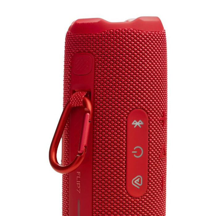 JBL Flip 7 | Portable Speaker - Bluetooth - Waterproof - Up to 14 hours of autonomy - Red | SONXPLUS St-Jean