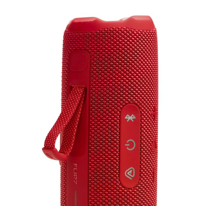 JBL Flip 7 | Portable Speaker - Bluetooth - Waterproof - Up to 14 hours of autonomy - Red | SONXPLUS St-Jean