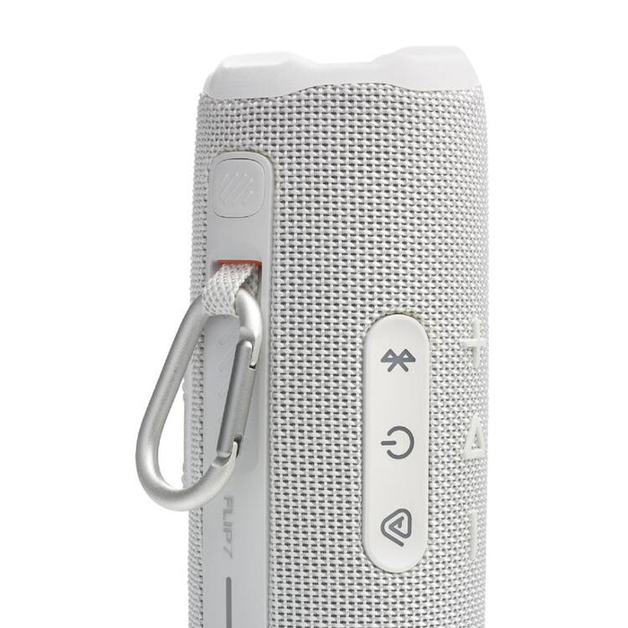 JBL Flip 7 | Portable Speaker - Bluetooth - Waterproof - Up to 14 hours battery life - White | SONXPLUS St-Jean