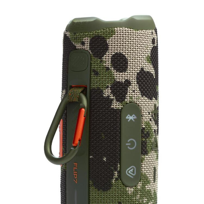 JBL Flip 7 | Portable Speaker - Bluetooth - Waterproof - Up to 14 hours of autonomy - Camouflage | SONXPLUS St-Jean