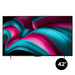 LG OLED42C5PUA | 42" 4K OLED Television - 120Hz - C5 Series - Processor IA a9 4K Gen8 - Black | SONXPLUS St-Jean