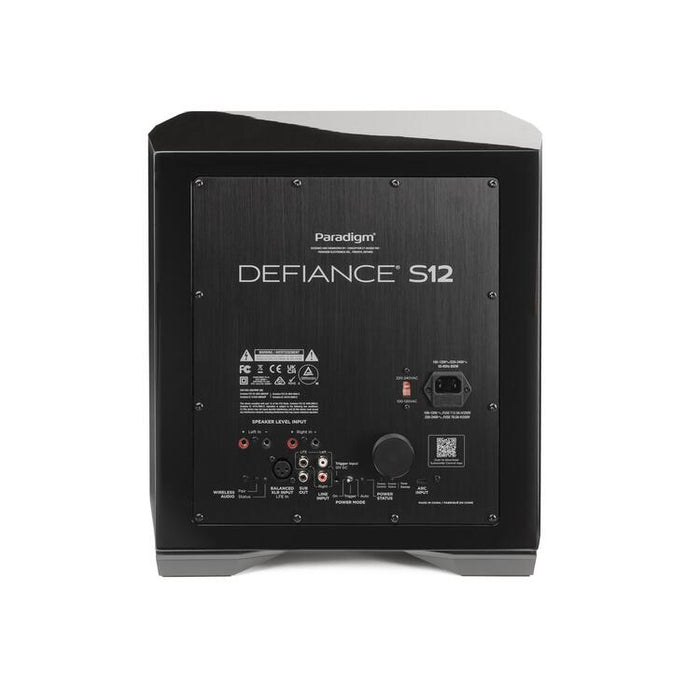 Paradigm DEFIANCE S12 | 12" Subwoofer - 800W RMS - Unit | SONXPLUS St-Jean